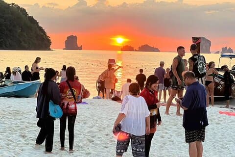 Krabi 7 Islands Sunset Tour BBQ Beachside Dinner + Plankton Swim