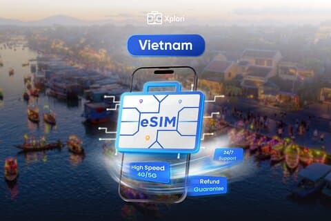 Vietnam eSIM (3 till 30 dagar upp till 60 GB data)