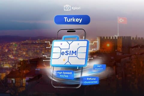 Turquia eSIM | 3 - 30 dias | Dados diários | Código QR