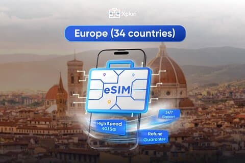 eSIM für Deutschland und 34 europäische Länder