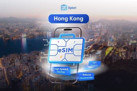 香港 eSIM (3 - 30 日間。最大 60 GB のデータ)