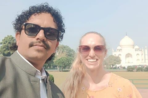 2-dages Private Taj Mahal, Fort Agra City Tour fra Delhi med tog