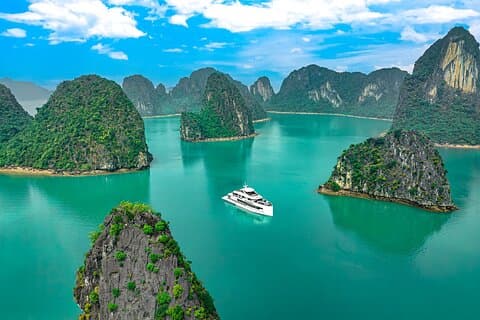 Fra Ha Long City: Premium 5-stjerners cruise utforske Ha Long Bay