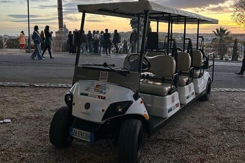 Golf Cart Tour of Rome: 3h with local guide and gelato