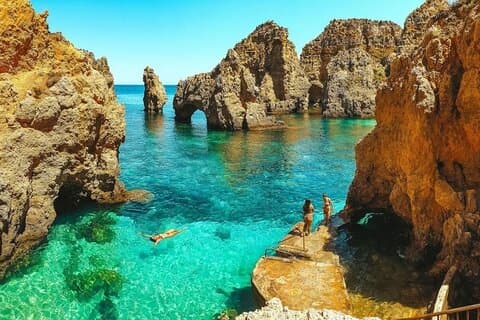 Benagil Caves, Albufeira and Carvoeiro Private Tour From Algarve