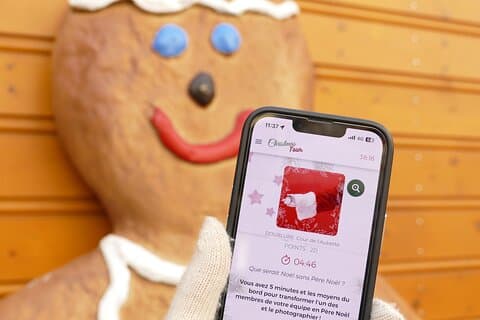 Juego de pista inusual en los mercados de Navidad en Reims