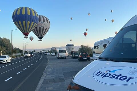 Cappadocia Hot Air Ballon Flight in Goreme Over fairy Chimneys