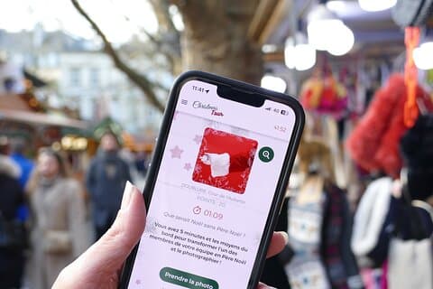 Gioco di pista insolito sui mercati di Natale a Tours