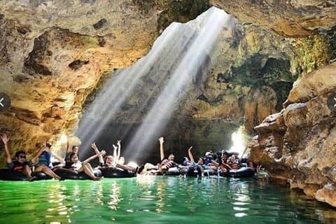 Mount Merapi Sunrise , Jomblang cave and Pindul Cave Tour