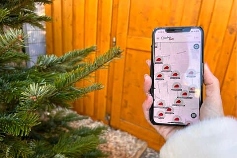Gioco di pista sui mercati di Natale a Berlino