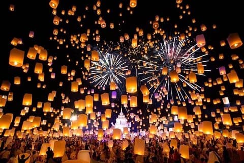 2026 CAD Sky Lantern Festival in Chiang Mai