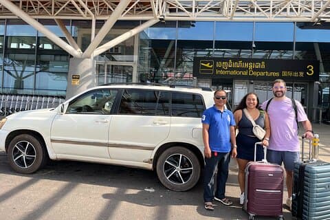 Privérondreistransfers op de luchthaven van Siem Reap van/naar hotels