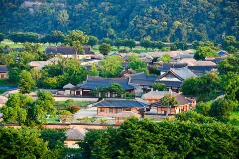 Tour privato del villaggio folcloristico di Andong Hahoe