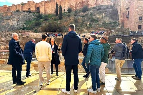 Málaga : Alcazaba & Teatro Romano / grupo passeio a pé