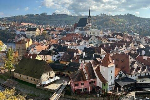 Från Pragdagen Unik tur till Cesky Krumlov