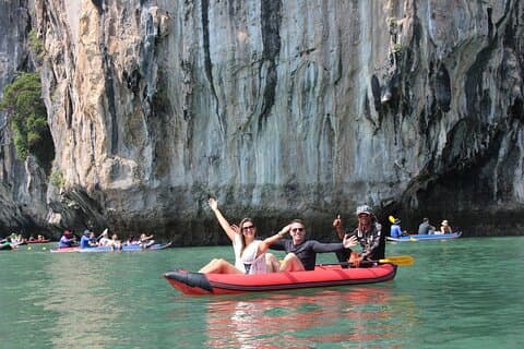 Excursion en bateau sur l'île James Bond au départ de Phuket