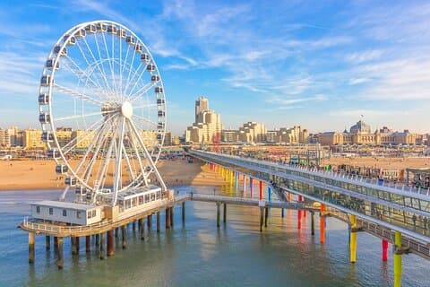 Traslado privado: Amsterdam a Rotterdam, parada de 2h en La Haya