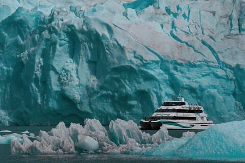 Glaciares gourmetnavigering: Spegazzini, Upsala & Perito Moreno