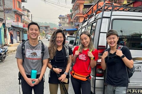 1 noite 2 dias Pokhara to Ghandruk Jeep Adventure