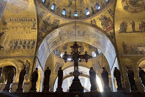 Guidet rundvisning i Markusbasilikaen med terrasse og adgang til museet