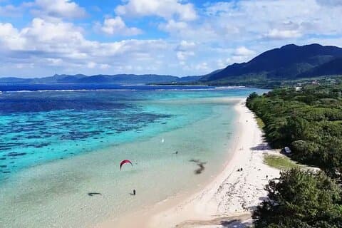 Kitesurfing med uforglemmelig udsigt på Ishigaki Island
