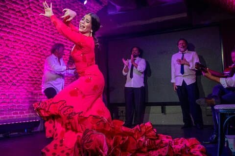 Show de flamenco no Tablao la Carmela em Madrid