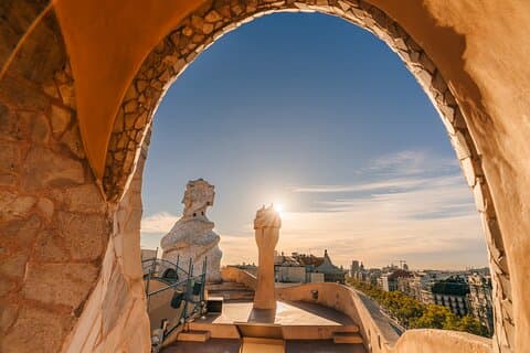 La Pedrera - Casa Mila Alba : Accesso mattutino