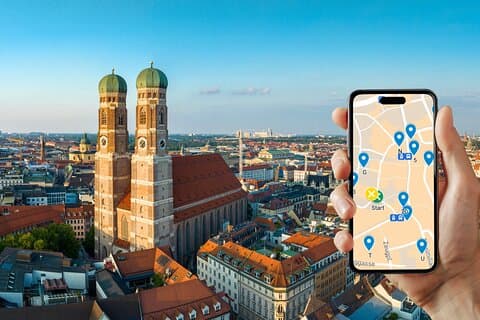 Selvguidet åtseljakt og byrally i München