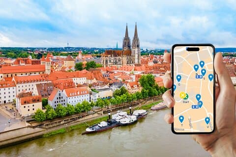 Chasse au trésor autoguidée et rallye urbain à Ratisbonne