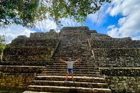 Tour 1 dag in Tulum met Coba en Cenote en Playa del Carmen