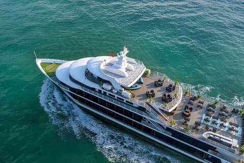 Luxo Halong Bay Day Tour a partir de Hanoi Sea Octopus 5 Star Cruise