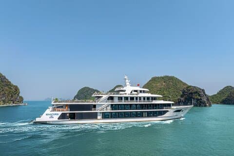 Halong Bay Day Tour fra Hanoi Sea Octopus luksus cruise