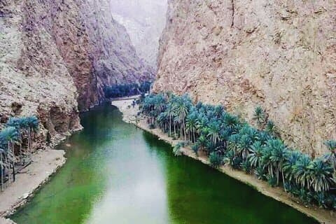Wadi Shab Trek e nadar aventura de Muscat