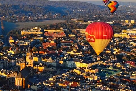 Cracovia Vuelo en globo guiado