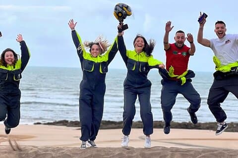 Divertimento in quad privato sulla spiaggia di Casablanca con trasferimenti in hotel