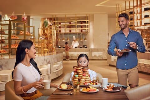 Atlantis The Palm: jantar em buffet de safran com refrigerantes