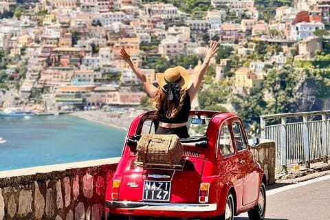 Privat fototur på Amalfikysten med Fiat 500