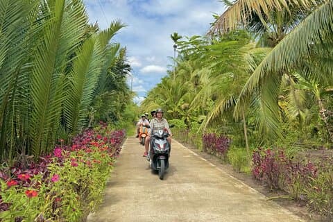 Real Mekong: Fazenda, Scooter, Barco, Mercado, Turismo para evitar comida