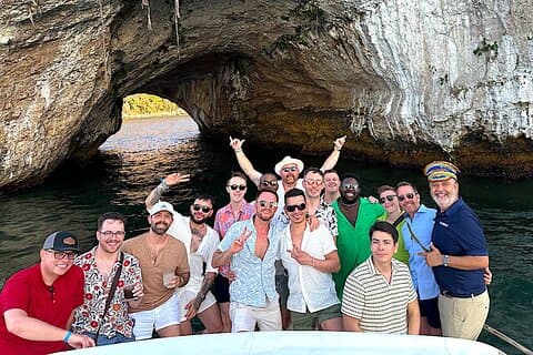 Puerto Vallarta: Gay luksus solnedgang cruise med Premium åpen bar