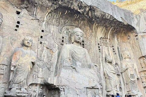 Beijing naar Luo Yang zien Longmen Grotten met Shao Lin Tempel