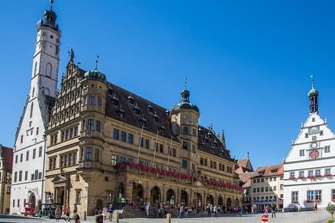 Excursión privada de un día de Múnich a Rothenburg-ob-der-Tauber y Harburg
