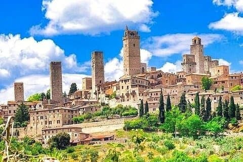 Fra Rom: Toscana, Siena og San Gimignano med prøvesmagning