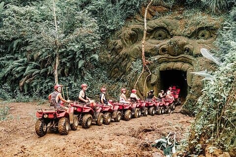 Bali ATV Quad Bike Adventure with Gorilla Cave Pass By Waterfall