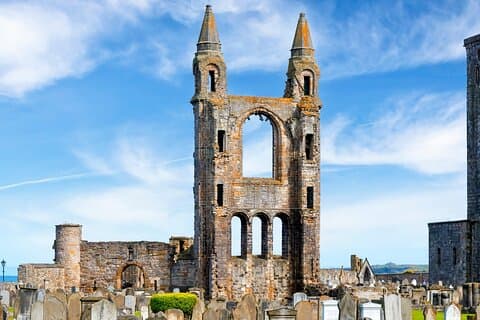 St Andrews, Fife Coast Walk & Historic Abbey Tour fra Edinburgh