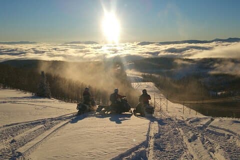 Experiência de Snowmobile Guided Tour em Utah