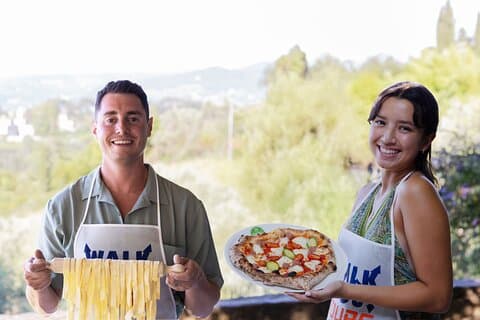 Florence Pizza or Pasta Class & Gelato Making at a Tuscan Estate