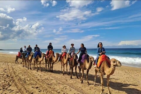 De Tanger : Cap Spartel et Hercule Cave avec Camel Ride