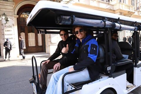 Rome en voiturette de golf: voir plus, marcher moins