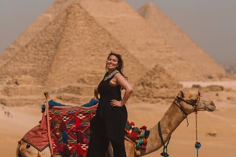 Giza-pyramider, Sphinx, kameltur, quadbike, lokale basarer og felucca-tur
