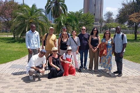 Excursão a pé de Nairobi City + Pickup